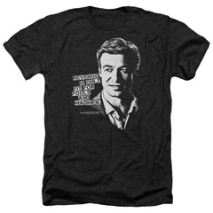 The Mentalist Revenge Men's 30/1 Heather 60 40 Poly Short-Sleeve T-Shirt