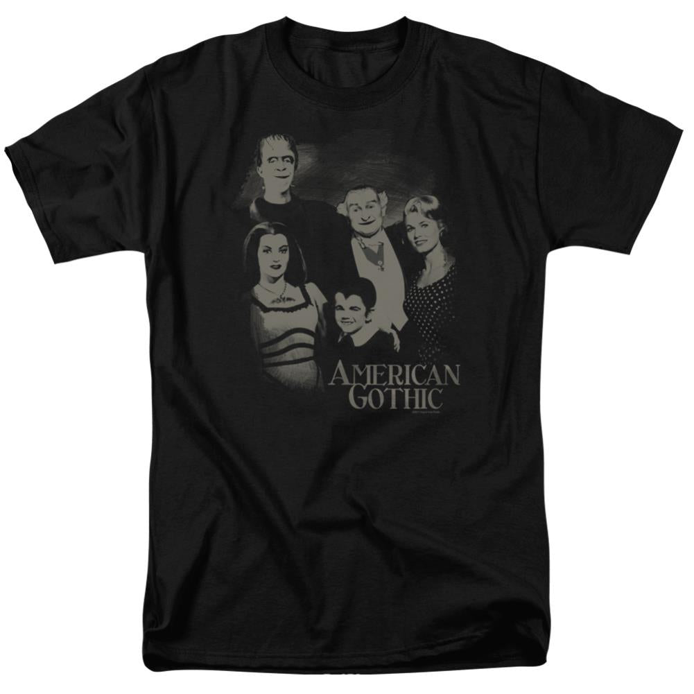 The Munsters American Gothic Men's 18/1 Cotton Short-Sleeve T-Shirt