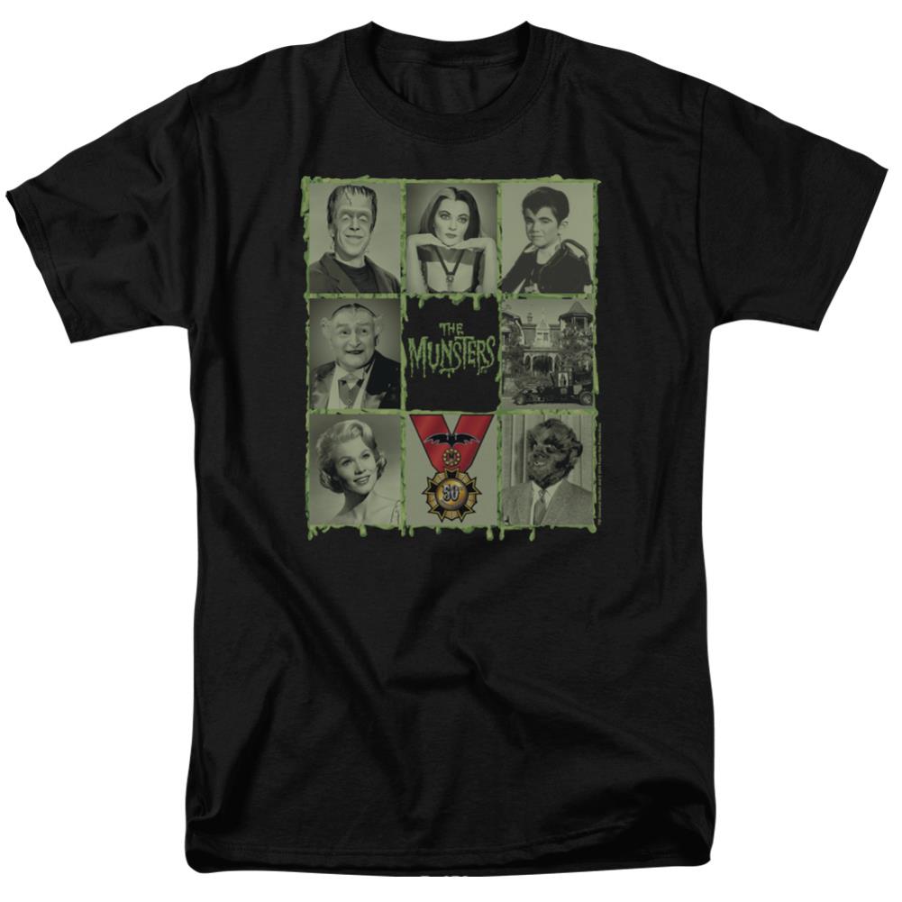 The Munsters Blocks Men's 18/1 Cotton Short-Sleeve T-Shirt