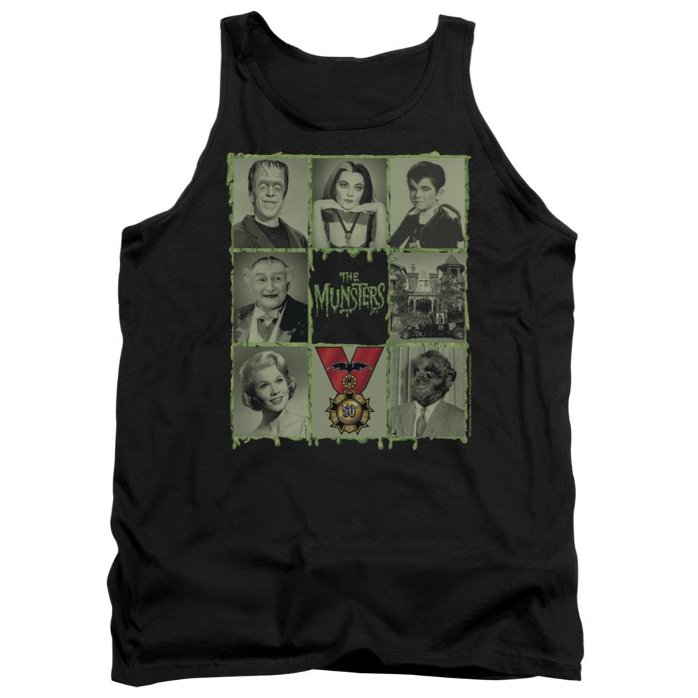 The Munsters Blocks Men's 18/1 Cotton Tank Top