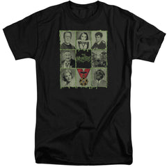 The Munsters Blocks Men's 18/1 Tall Cotton Short-Sleeve T-Shirt