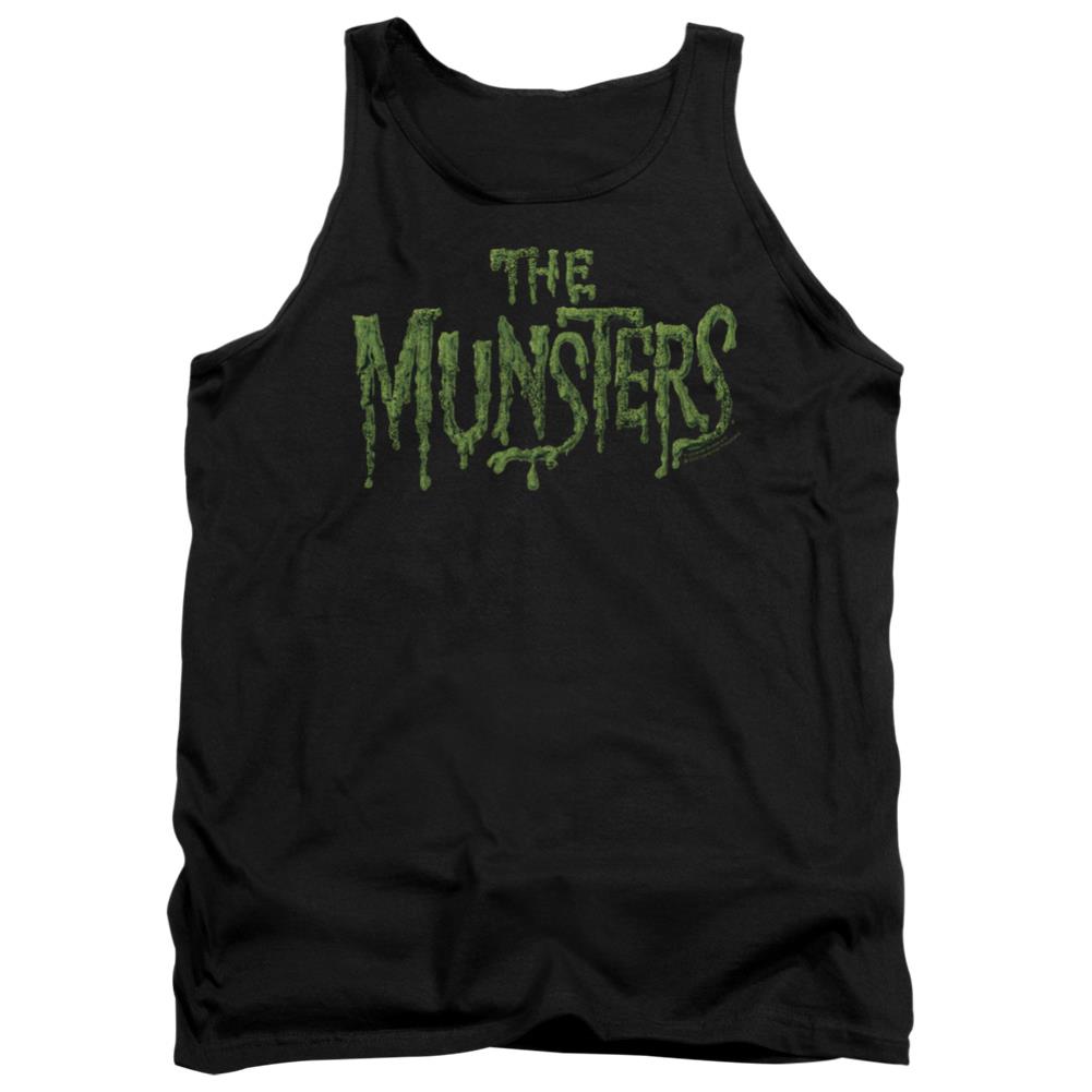 The Munsters Distress Logo Men's 18/1 Cotton Tank Top