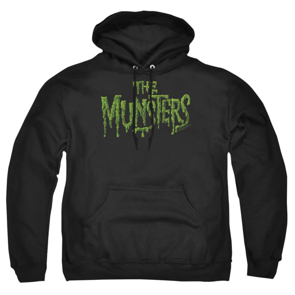 The Munsters Distress Logo Men's Pull-Over 75 25 Poly Hoodie