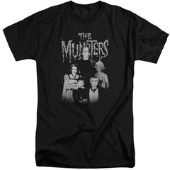 The Munsters Family Portrait Men's 18/1 Tall Cotton Short-Sleeve T-Shirt
