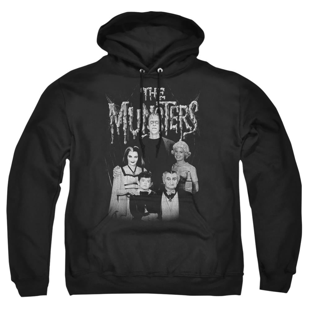The Munsters Family Portrait Men's Pull-Over 75 25 Poly Hoodie