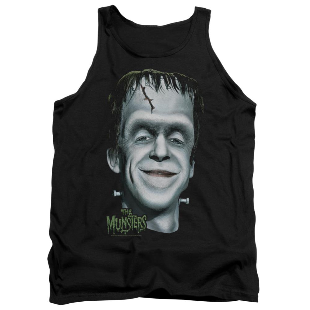 The Munsters Herman's Head Men's 18/1 Cotton Tank Top
