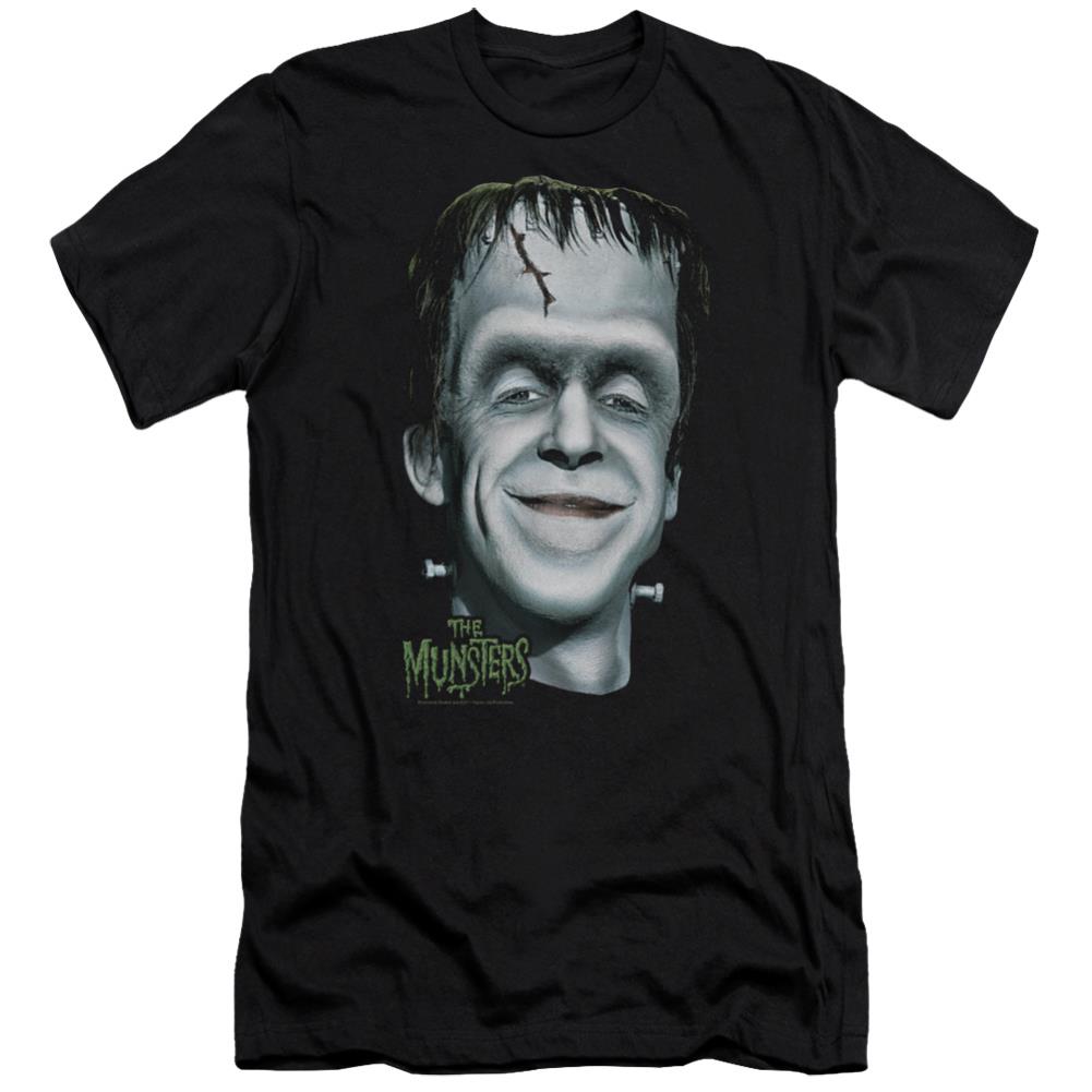 The Munsters Herman's Head Men's Ultra-Soft 30/1 Cotton Slim Short-Sleeve T-Shirt