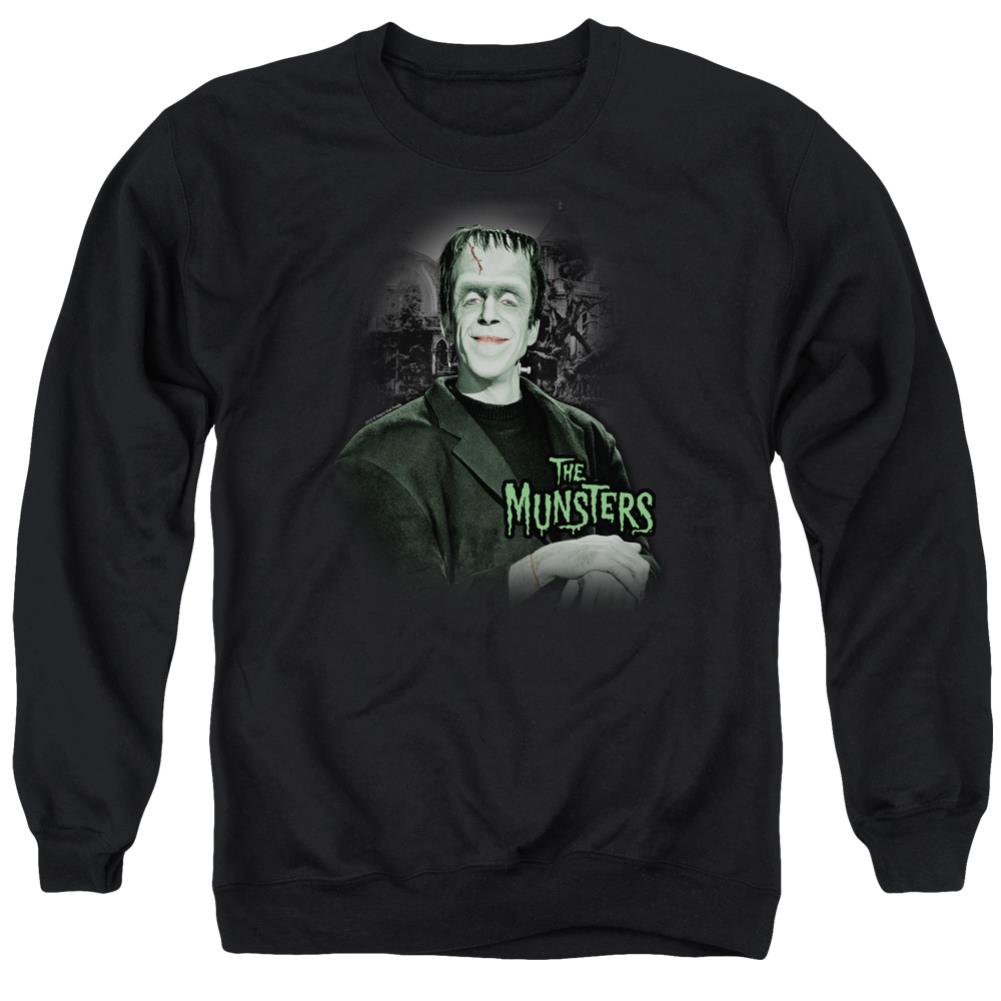 The Munsters Man Of The House Men's Crewneck 50 50 Poly Long-Sleeve T-Shirt
