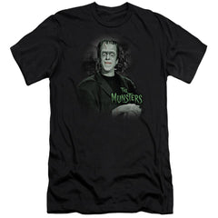 The Munsters Man Of The House Men's Ultra-Soft 30/1 Cotton Slim Short-Sleeve T-Shirt