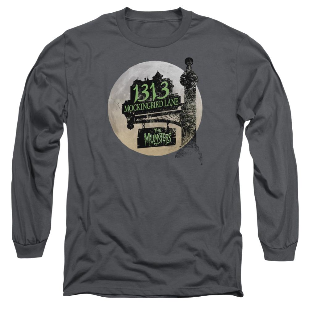 The Munsters Moonlit Address Men's 18/1 Cotton Long-Sleeve T-Shirt
