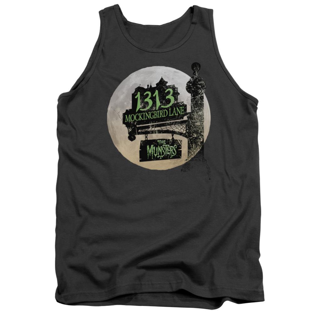 The Munsters Moonlit Address Men's 18/1 Cotton Tank Top