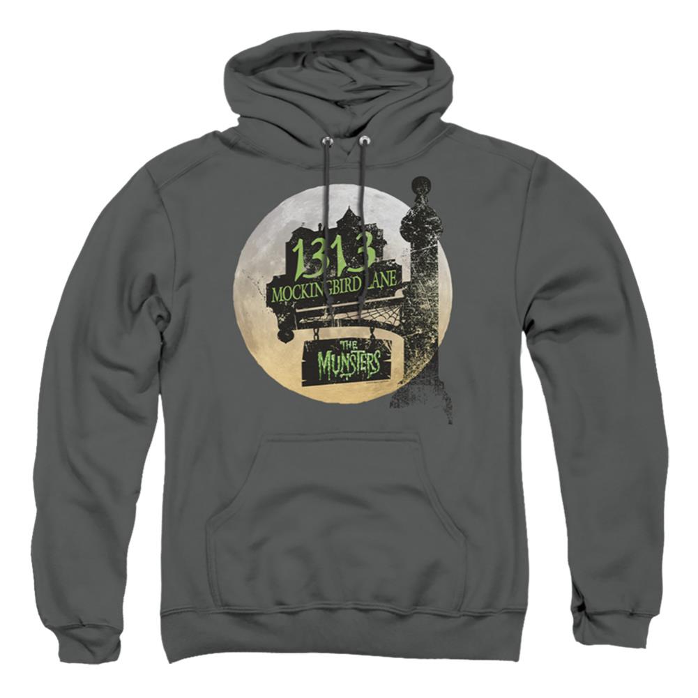The Munsters Moonlit Address Men's Pull-Over 75 25 Poly Hoodie