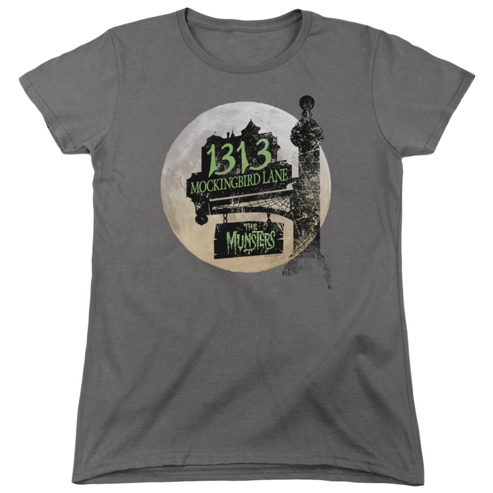The Munsters Moonlit Address Women's 18/1 Cotton Short-Sleeve T-Shirt