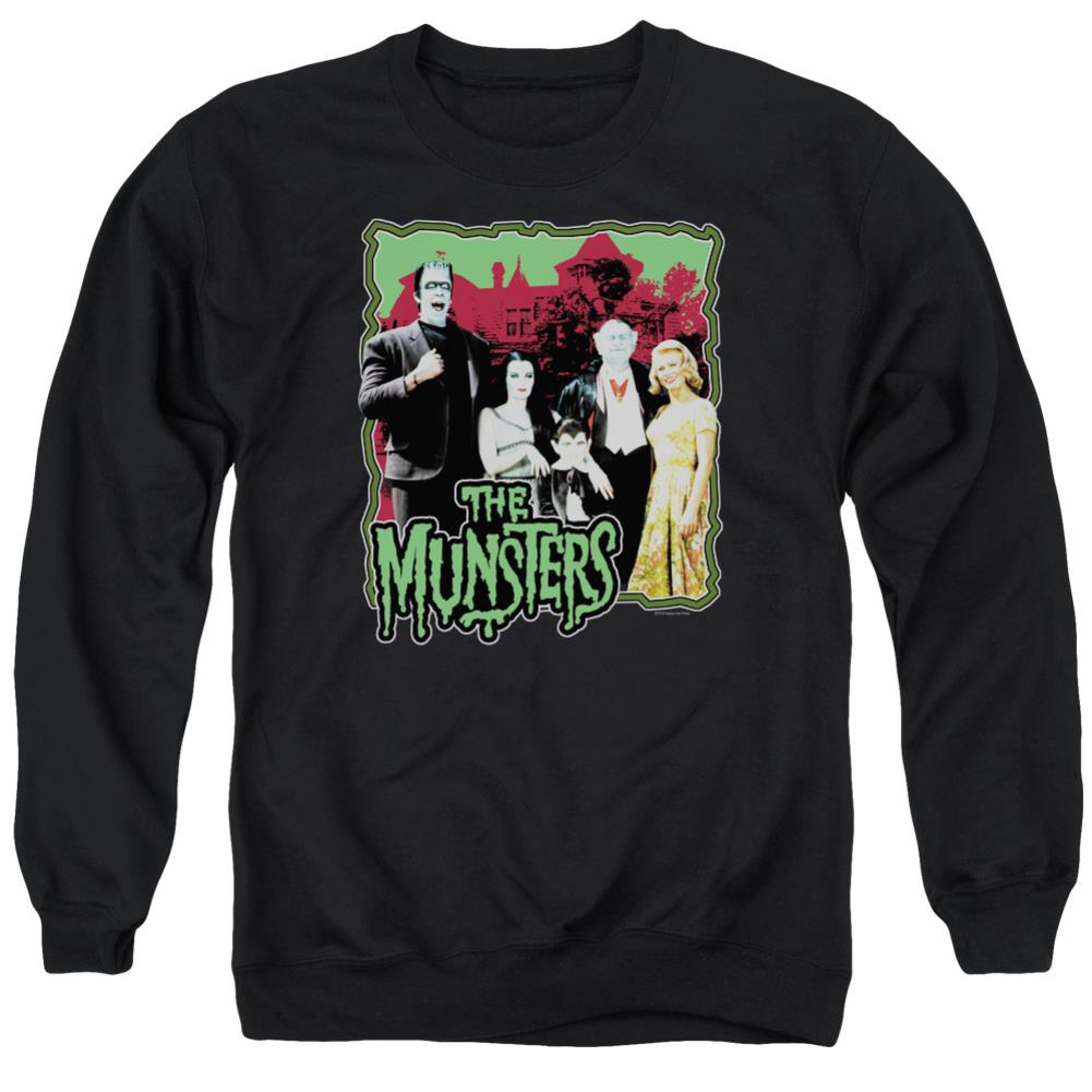 The Munsters Normal Family Men's Crewneck 50 50 Poly Long-Sleeve T-Shirt