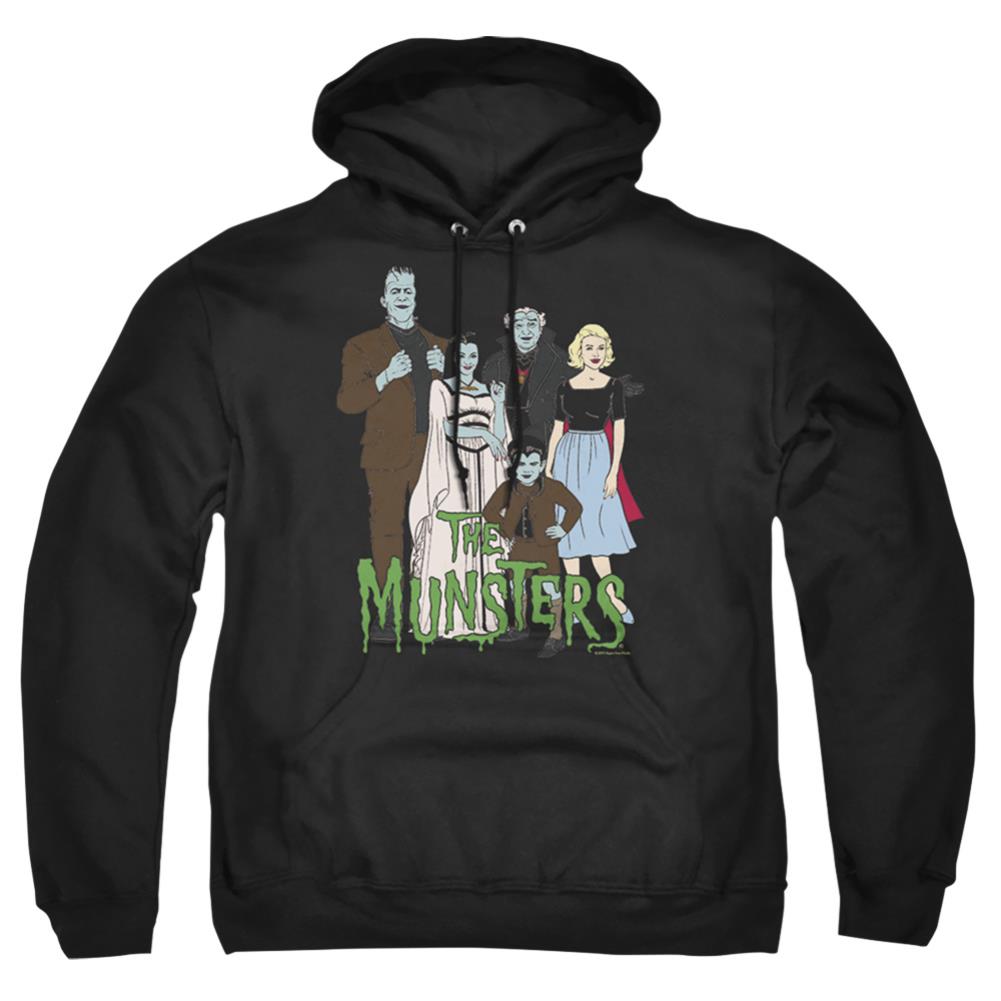 The Munsters The Family Men's Pull-Over 75 25 Poly Hoodie
