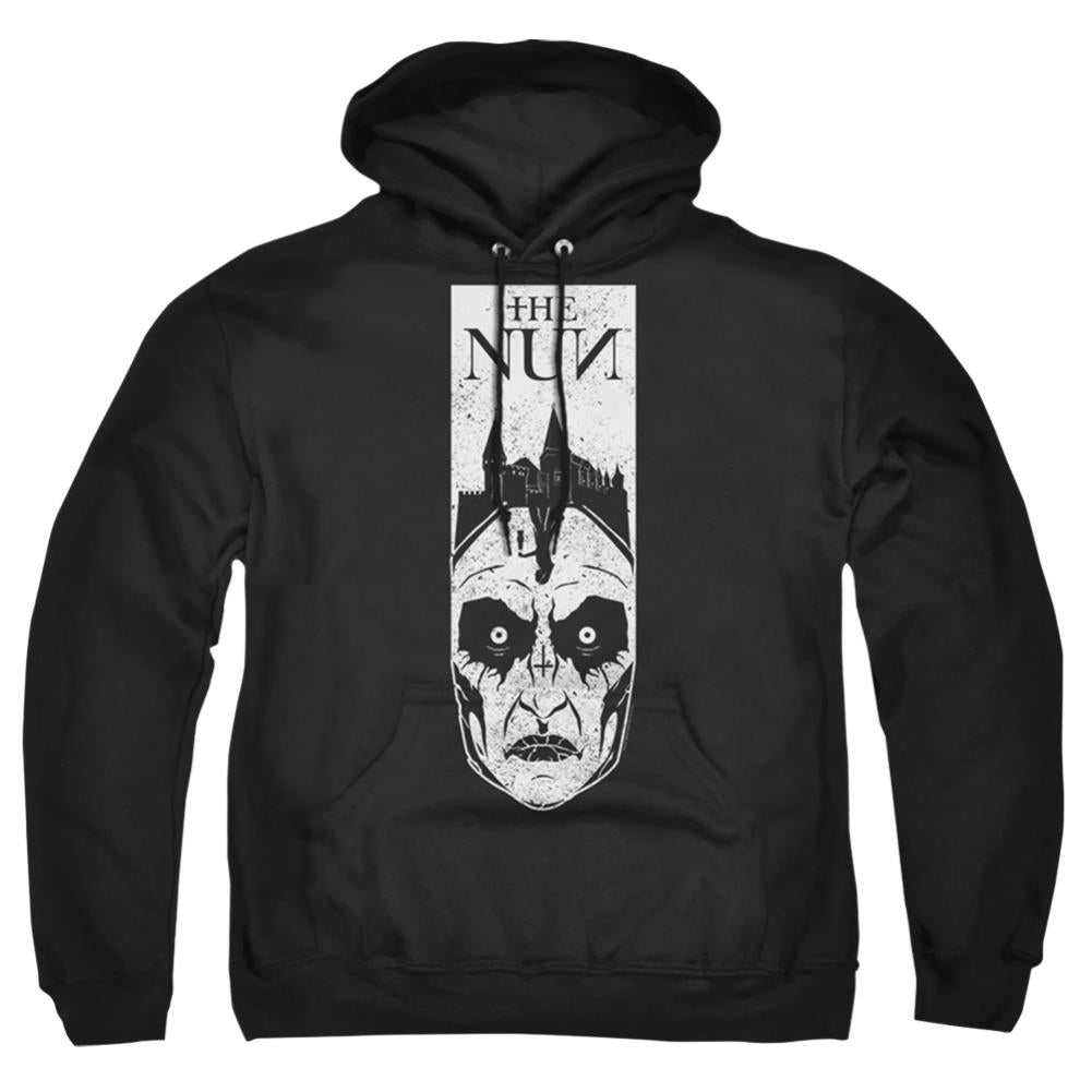 The Nun Gaze Men's Pull-Over 75 25 Poly Hoodie