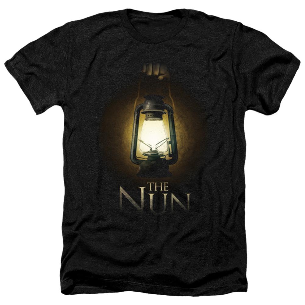 The Nun Lantern Men's 30/1 Heather 60 40 Poly Short-Sleeve T-Shirt