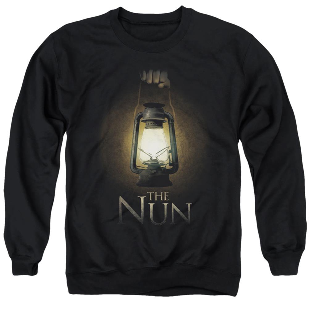 The Nun Lantern Men's Crewneck 50 50 Poly Long-Sleeve T-Shirt