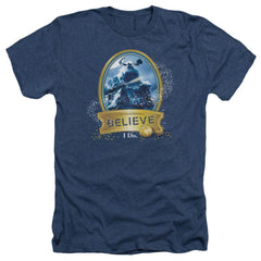 The Polar ExpreShort-Sleeve T-Shirtrue Believer Men's 30/1 Heather 60 40 Poly Short-Sleeve T-Shirt