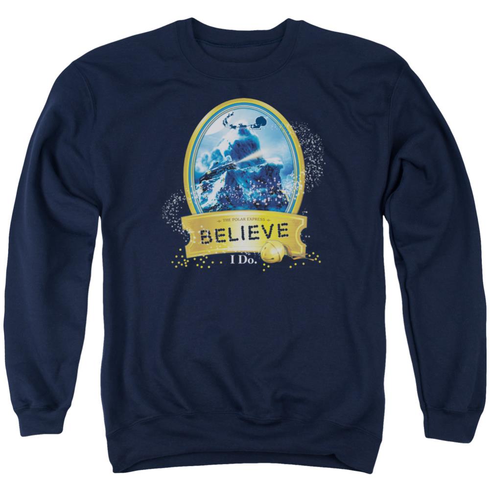 The Polar ExpreShort-Sleeve T-Shirtrue Believer Men's Crewneck 50 50 Poly Long-Sleeve T-Shirt