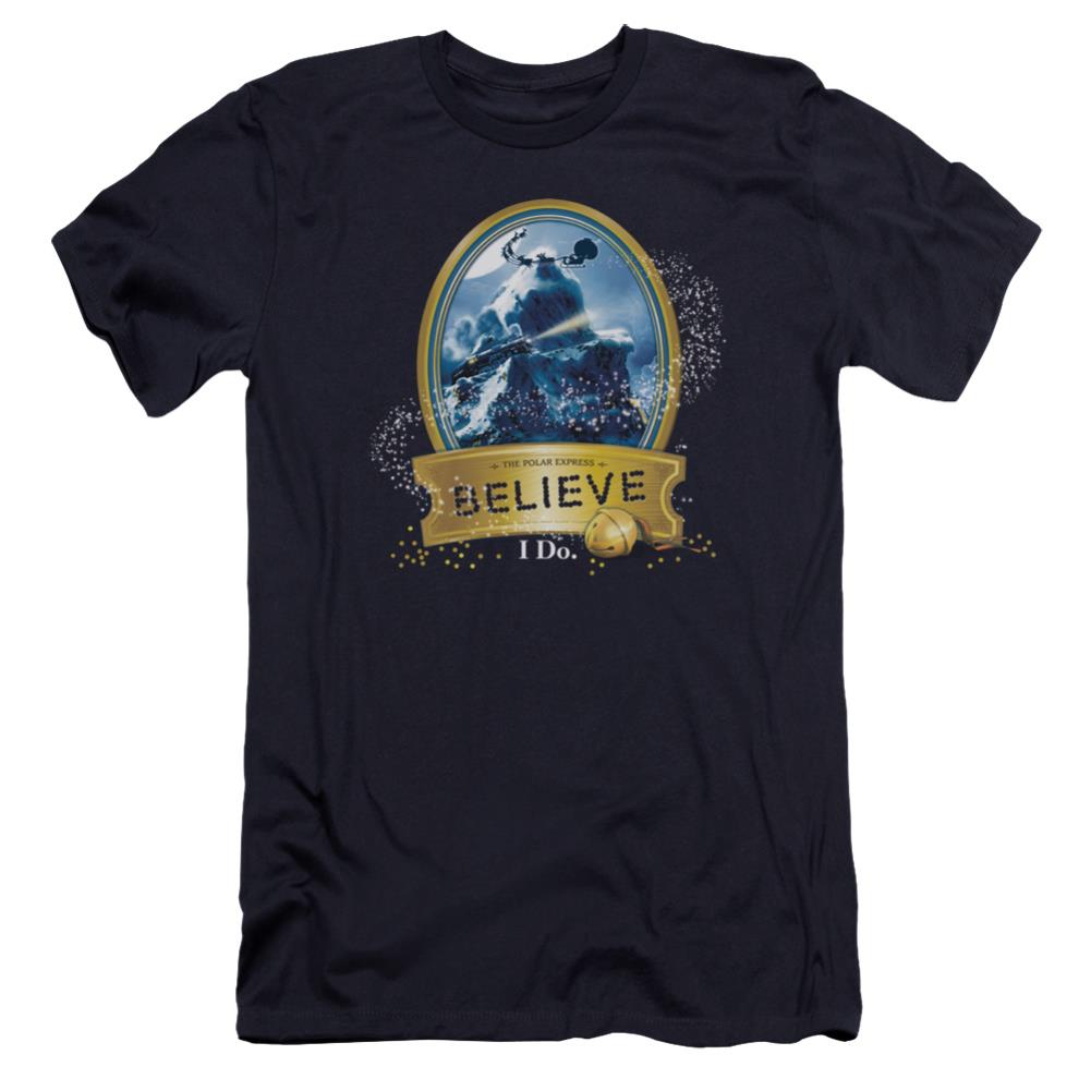 The Polar ExpreShort-Sleeve T-Shirtrue Believer Men's Ultra-Soft 30/1 Cotton Slim Short-Sleeve T-Shirt