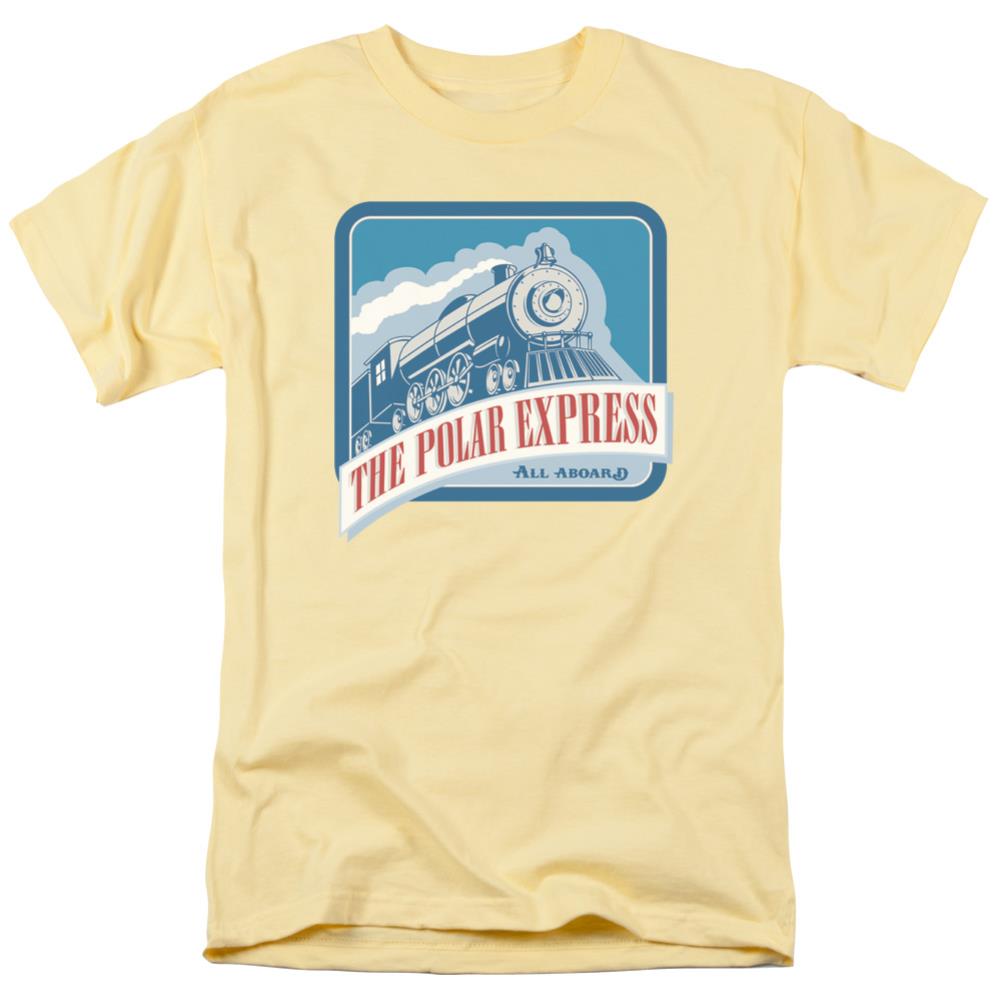 The Polar Express All Aboard Men's 18/1 Cotton Short-Sleeve T-Shirt