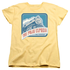 The Polar Express All Aboard Women's 18/1 Cotton Short-Sleeve T-Shirt