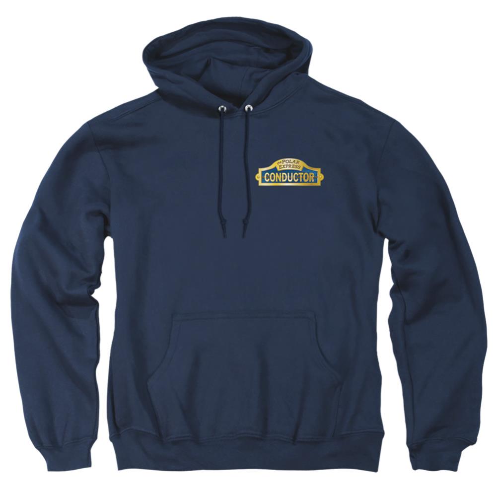 The Polar Express Conductor Men's Pull-Over 75 25 Poly Hoodie