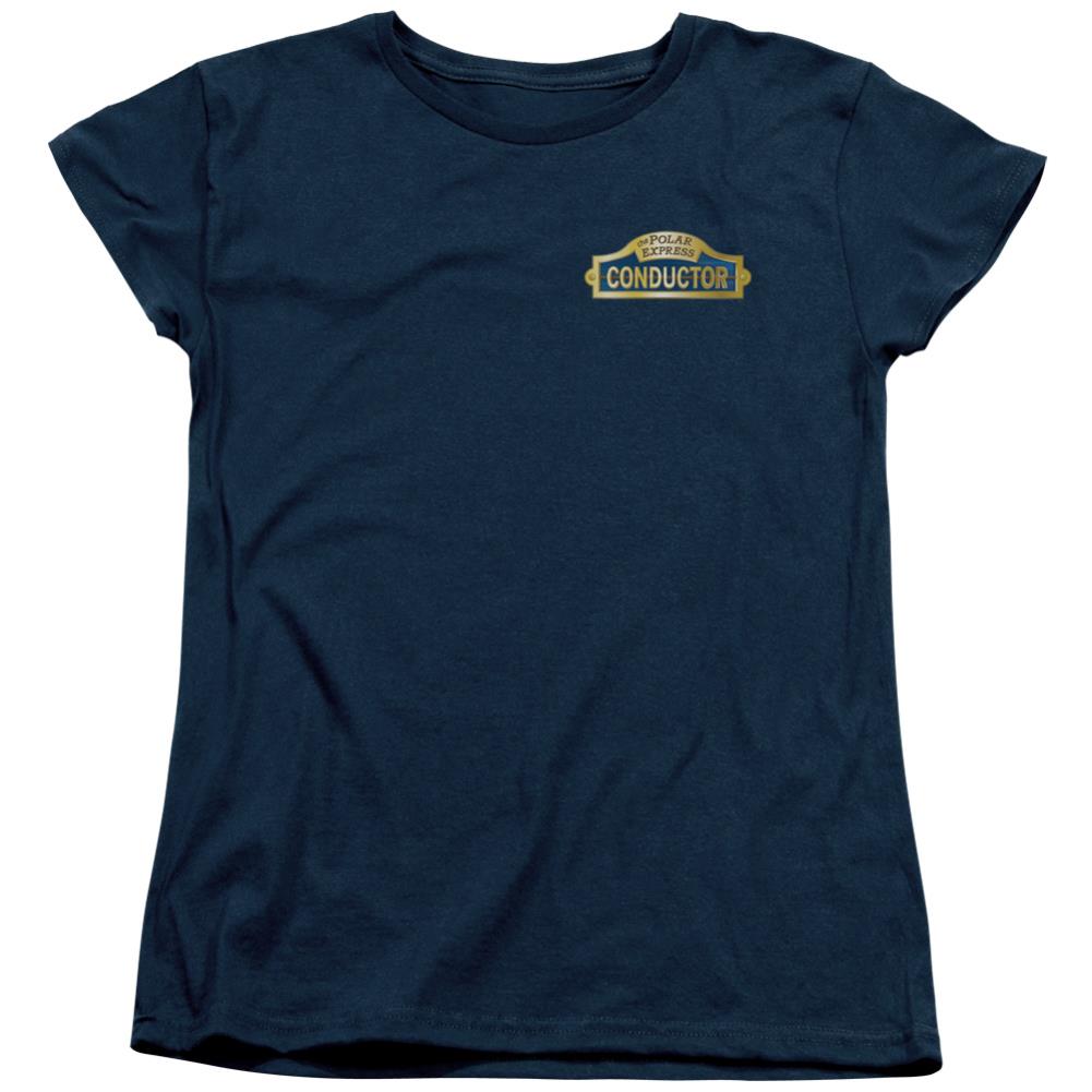 The Polar Express Conductor Women's 18/1 Cotton Short-Sleeve T-Shirt
