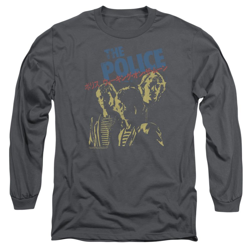 The Police Japanese Poster Men's 18/1 Cotton Long-Sleeve T-Shirt