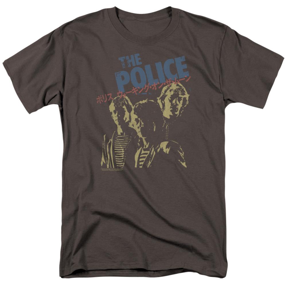 The Police Japanese Poster Men's 18/1 Cotton Short-Sleeve T-Shirt