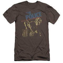 The Police Japanese Poster Men's Ultra-Soft 30/1 Cotton Slim Short-Sleeve T-Shirt