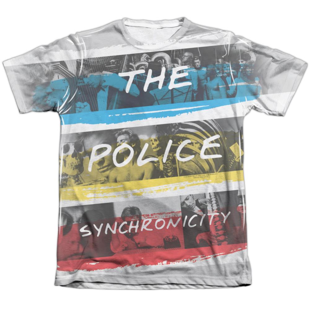 The Police Synchronicity Men's Regular Fit Poly Cotton Short-Sleeve T-Shirt