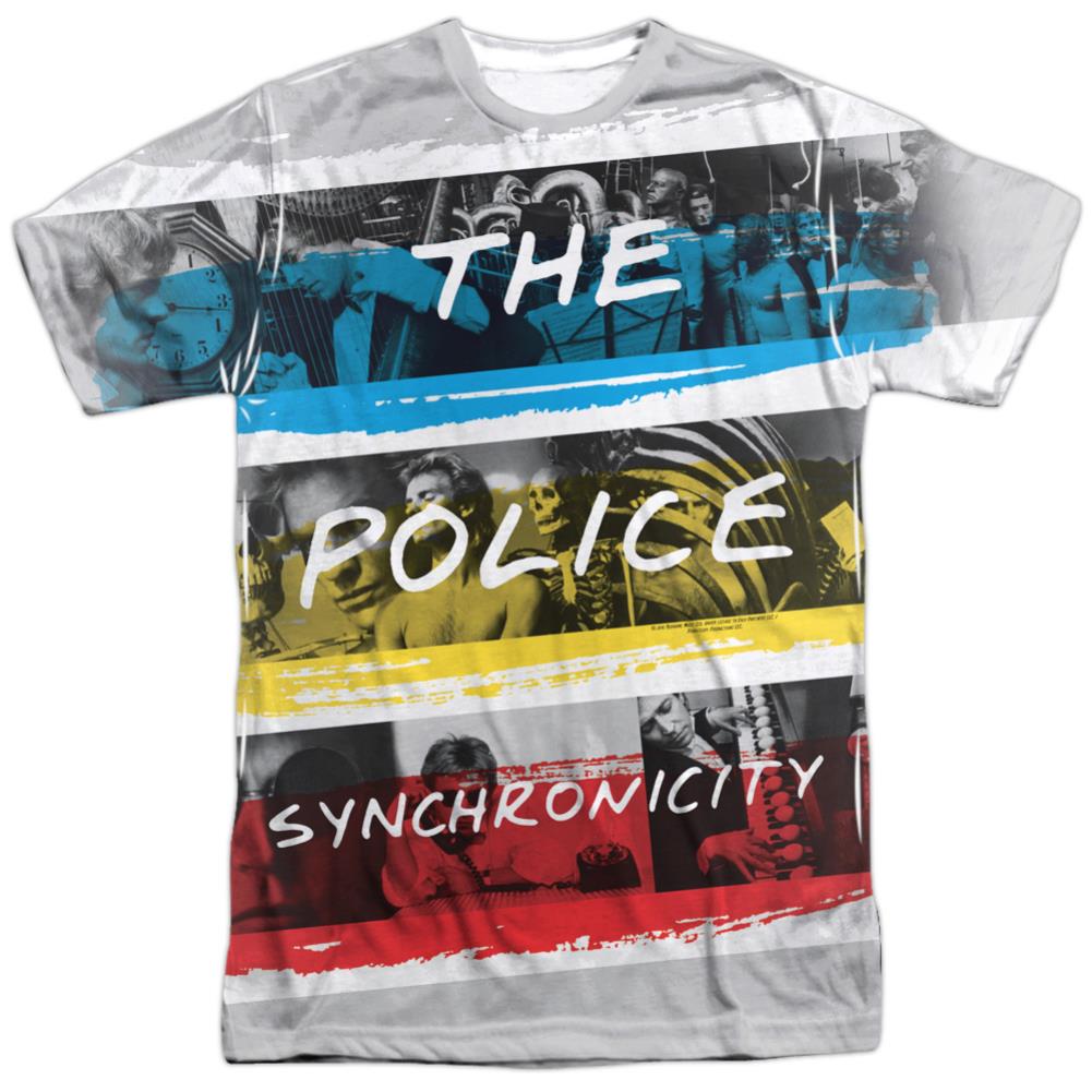 The Police Synchronicity Men's Regular Fit Polyester Short-Sleeve T-Shirt