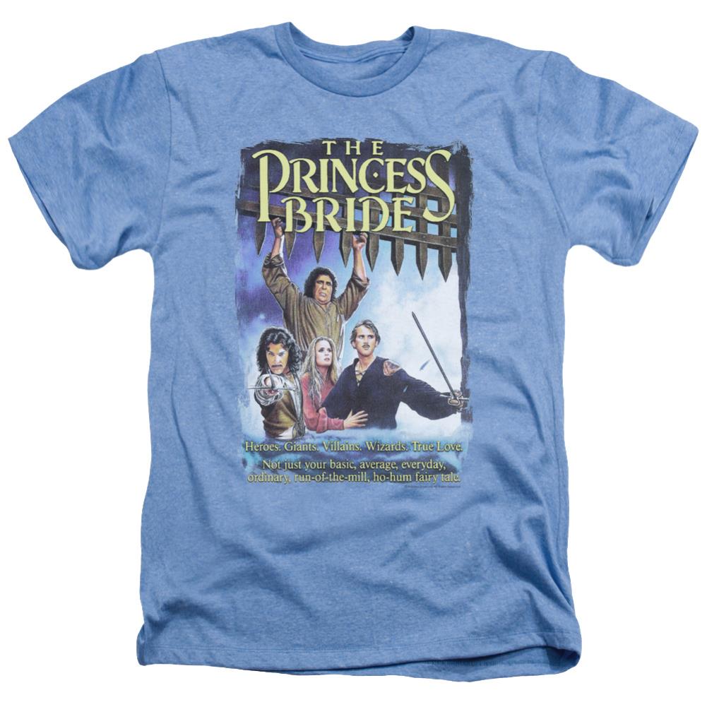 The Princess Bride Alt Poster Men's 30/1 Heather 60 40 Poly Short-Sleeve T-Shirt