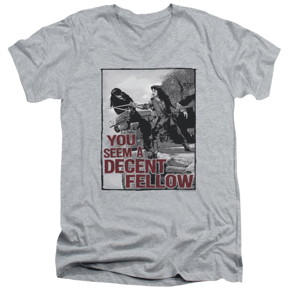 The Princess Bride Fellow Men's 30/1 Cotton Slim V-Neck T-Shirt