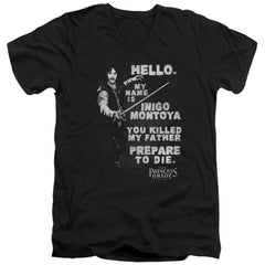 The Princess Bride Hello Again Men's 30/1 Cotton Slim V-Neck T-Shirt