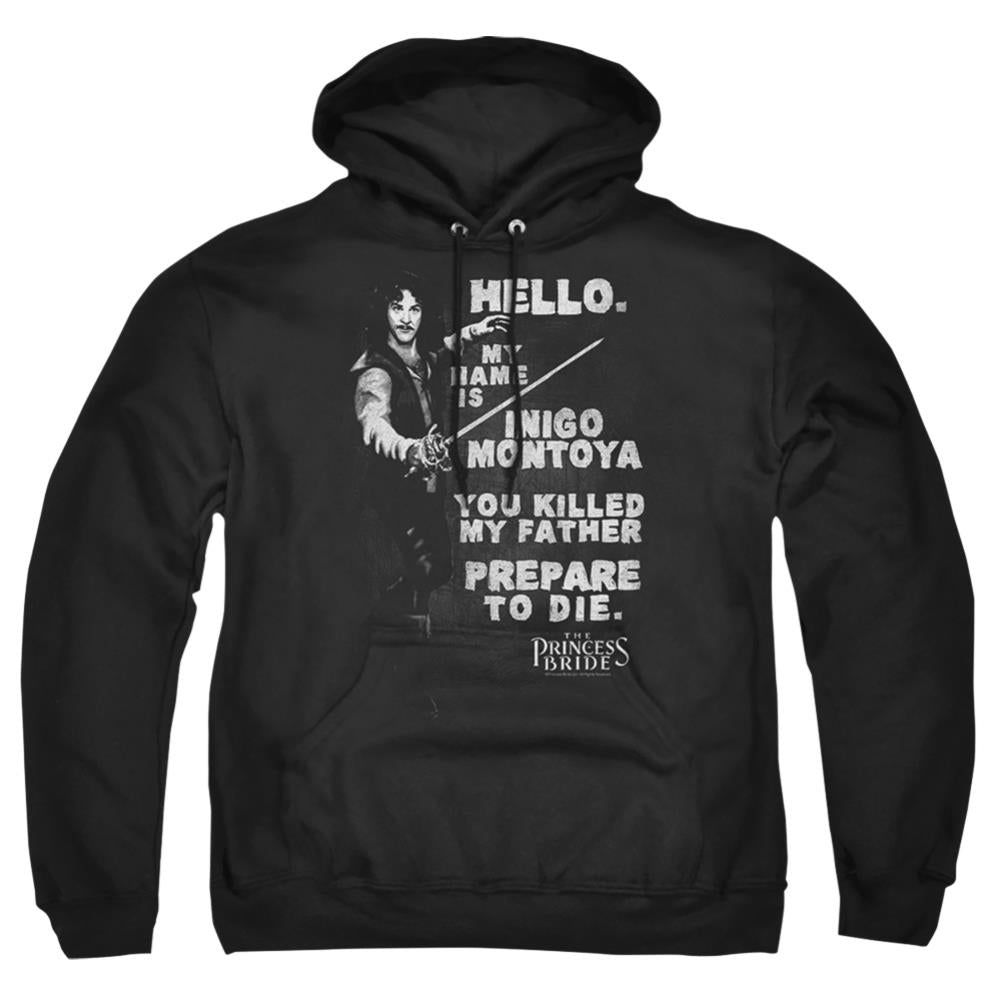 The Princess Bride Hello Again Men's Pull-Over 75 25 Poly Hoodie