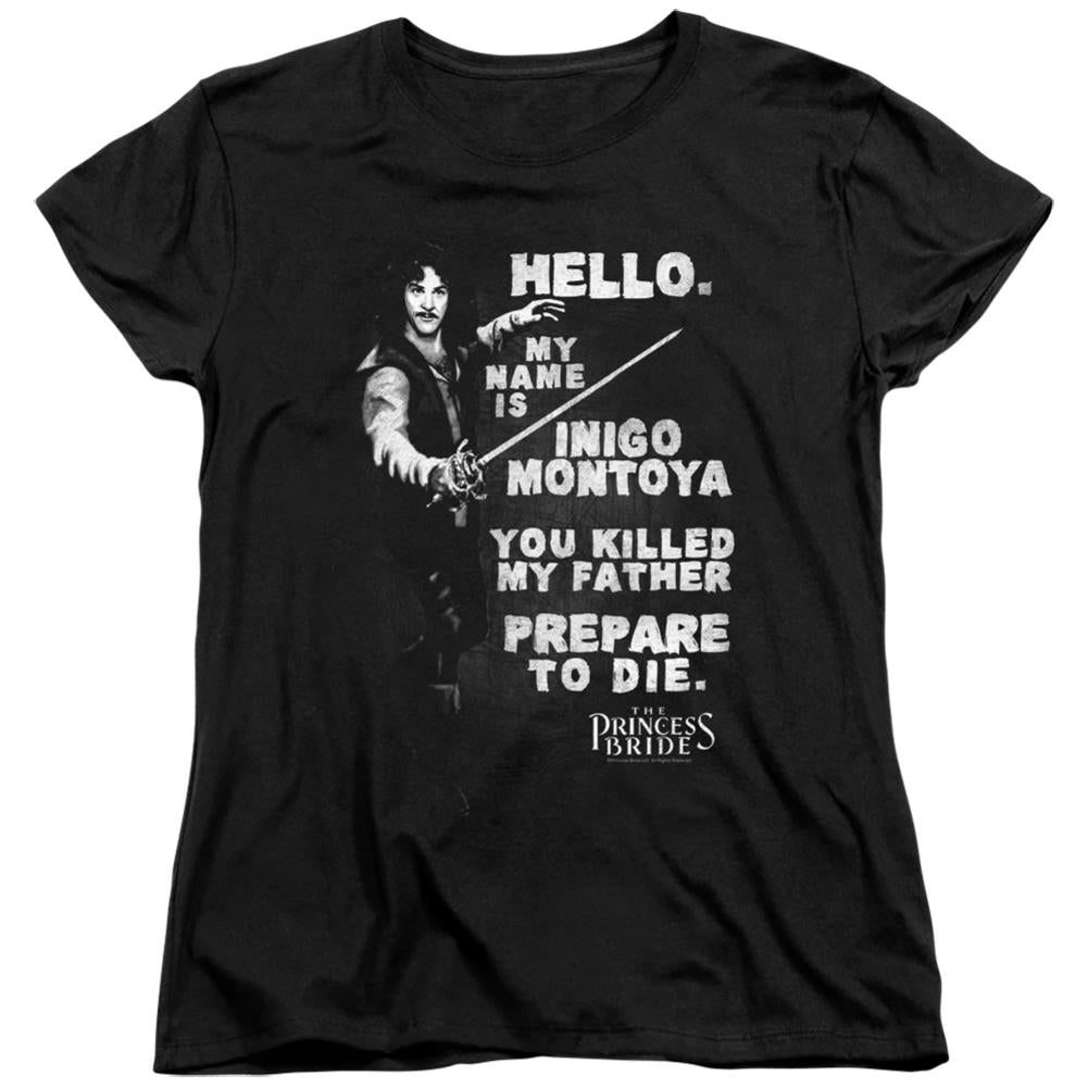 The Princess Bride Hello Again Women's 18/1 Cotton Short-Sleeve T-Shirt