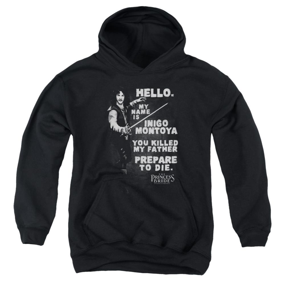 The Princess Bride Hello Again Youth Cotton Poly Pull-Over Hoodie