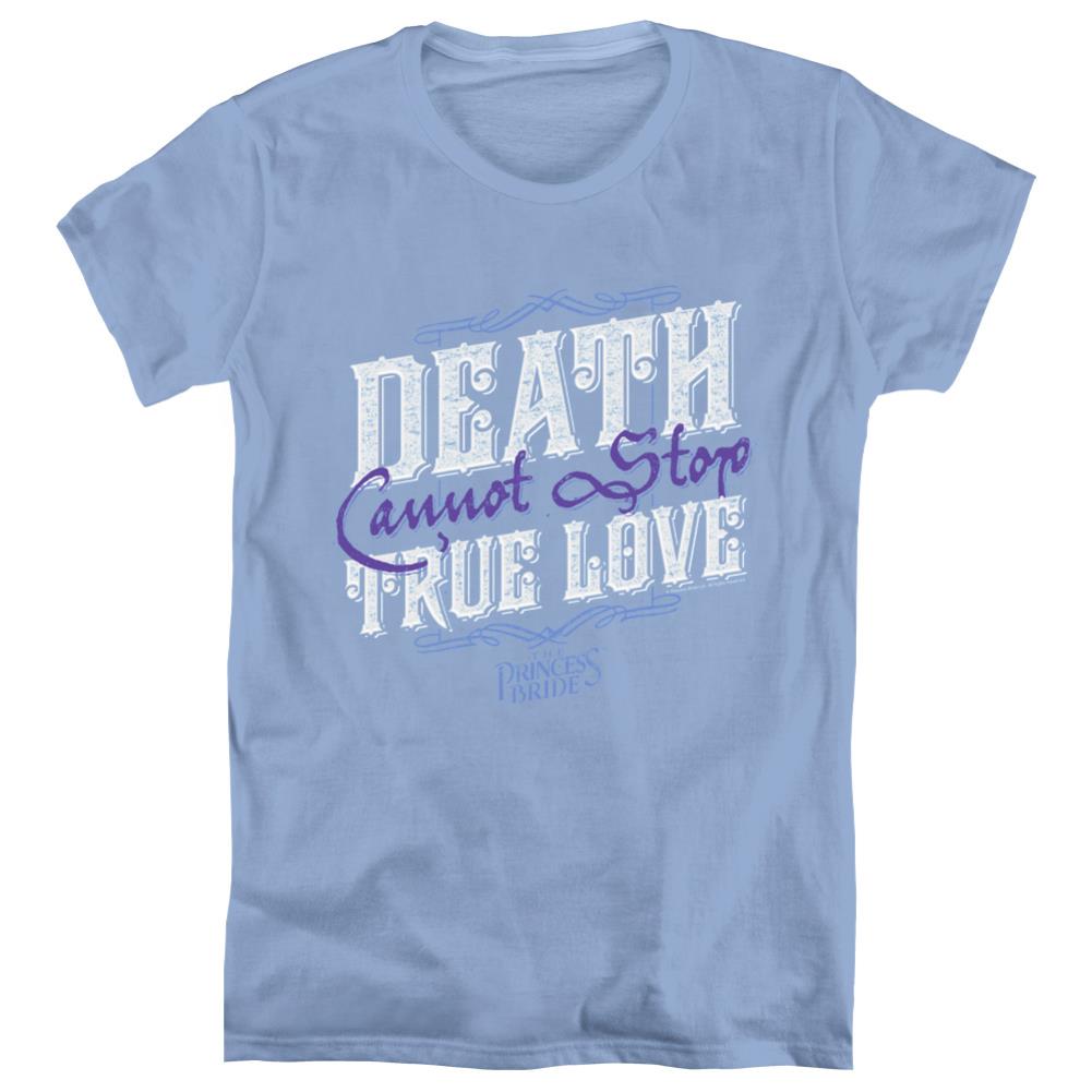 The Princess Bride Love Over Death Women's 18/1 Cotton Short-Sleeve T-Shirt