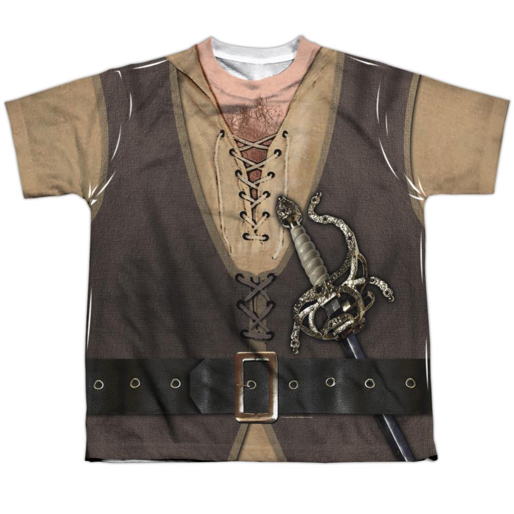 The Princess Bride Montoya Costume Youth Regular Fit Poly Short-Sleeve T-Shirt