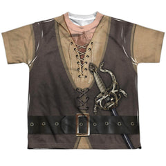 The Princess Bride Montoya Costume Youth Regular Fit Poly Short-Sleeve T-Shirt