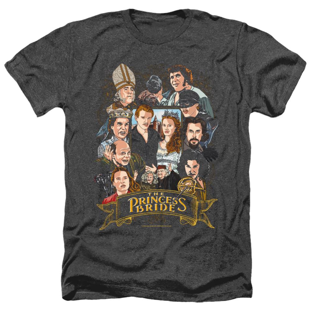 The Princess Bride Players Men's 30/1 Heather 60 40 Poly Short-Sleeve T-Shirt