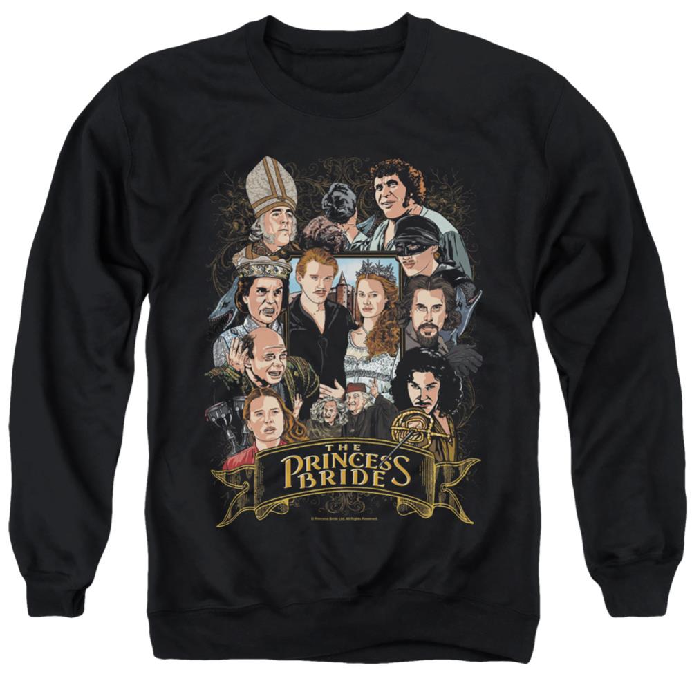 The Princess Bride Players Men's Crewneck 50 50 Poly Long-Sleeve T-Shirt