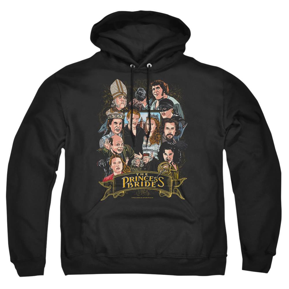 The Princess Bride Players Men's Pull-Over 75 25 Poly Hoodie