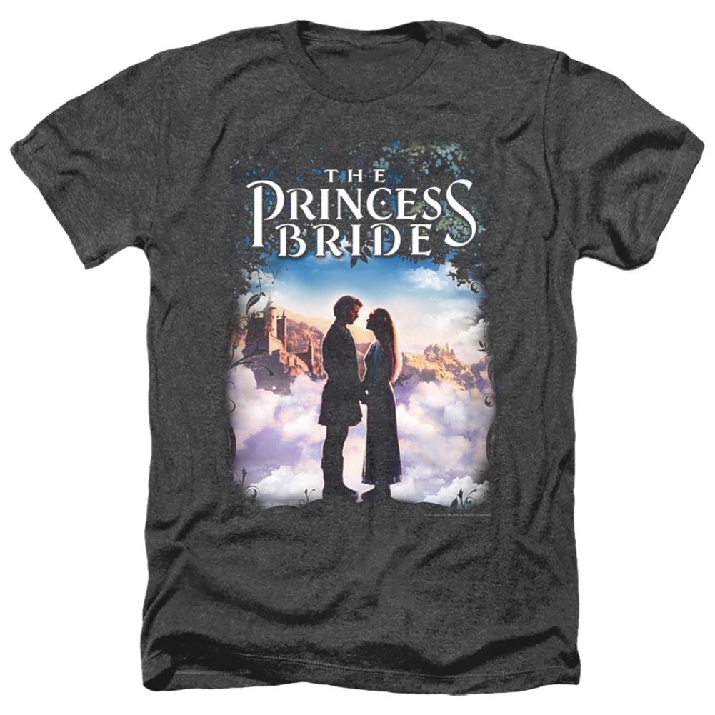 The Princess Bride Storybook Love Men's 30/1 Heather 60 40 Poly Short-Sleeve T-Shirt