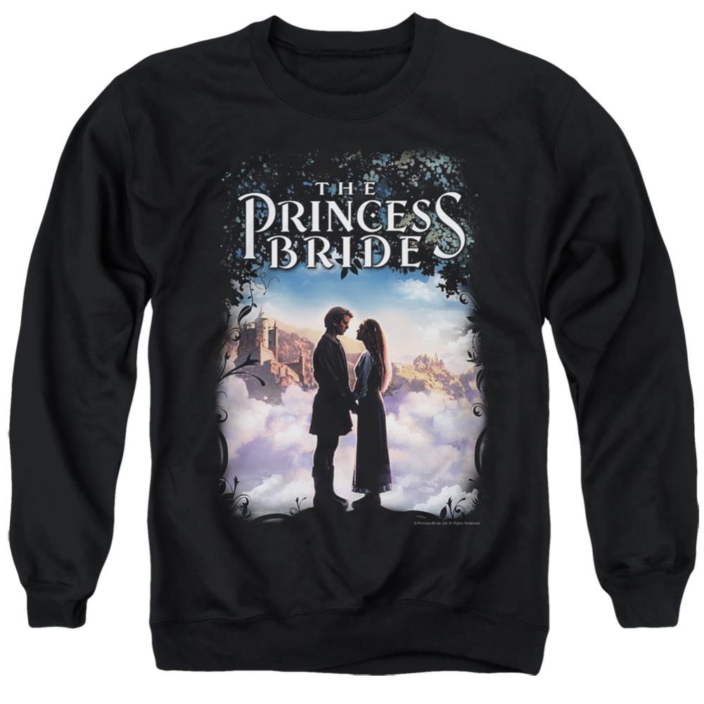 The Princess Bride Storybook Love Men's Crewneck 50 50 Poly Long-Sleeve T-Shirt