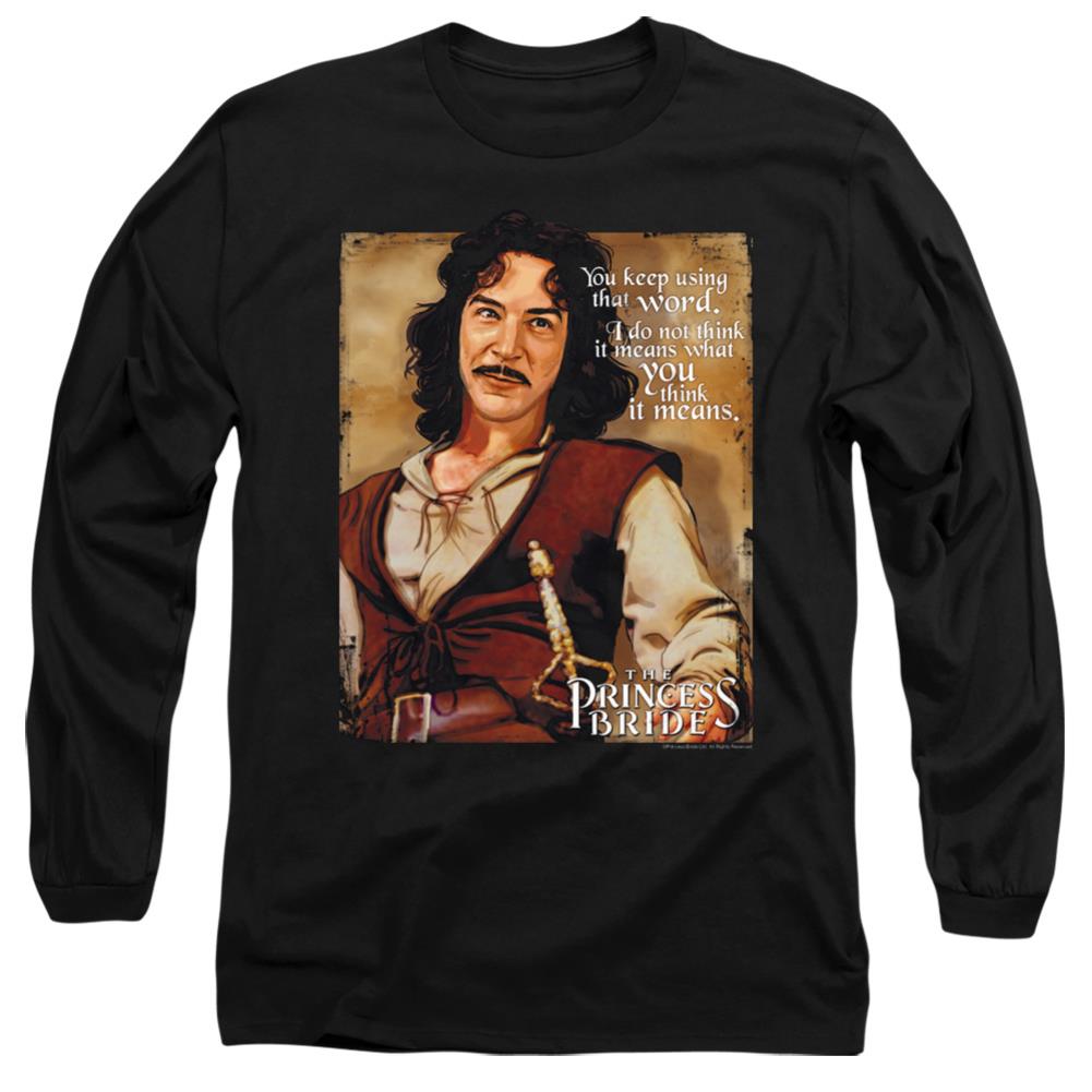 The Princess Bride Word Men's 18/1 Cotton Long-Sleeve T-Shirt