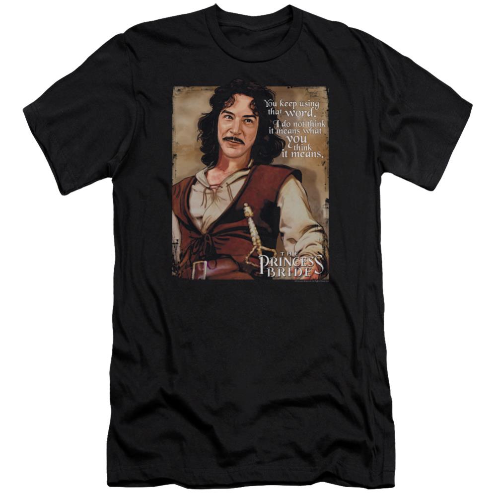 The Princess Bride Word Men's Ultra-Soft 30/1 Cotton Slim Short-Sleeve T-Shirt